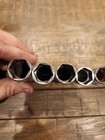  snap On Tools 10pc Metric  Deep Chrome Socket Set