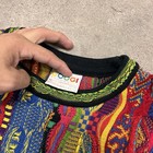 Vintage Coogi Sweater Australia Medium Rainbow 100  Mercerized Cotton