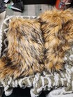 Women s Furry Knee High Snow Boots Faux Fur Mid-calf Boot Fluffy Flat Boot
