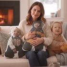 Personalized Photo Pillow For Kids - Custom Shaped Superhero Plush Face Gift