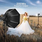 Neewer Q200 200ws Ttl 2 4g Outdoor Strobe Flash 1 8000s Hss New In Box
