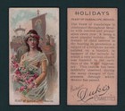 1890 Duke Cigarettes N80 Holidays Tobacco Cards - U Pick