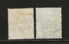 Great Britain Scott  144- 145 Used 1909-10 King Edward Vii  Nice Cancels F vf