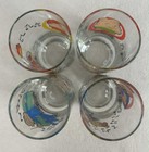 Vtg Complete Set Of 4 1985 Chipmunks Glasses Alvin Simon Theodore   Chipettes