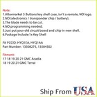 For Gmc Acadia Terrain 2017 2018 2019 2020 2021 Remote Key Fob Shell Case Hyq1aa