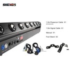 2pcs Led 8x12w Stage Moving Head Beam Bar Light Rgbw Disco Party Lighting