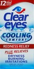 Clear Eyes Eye Drops Cooling Comfort Relief  2 Pack  0 5oz Each 
