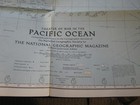 Vtg Theater Of War In The Pacific Ocean Map National Geographic February 1942
