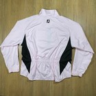 Footjoy Dryjoys Womens Pink Shell Houston Open Golf Windbreaker Jacket Medium