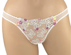 Victoria s Secret Dream Angels Embroidered Brazilian Thong Panty Xs S M L Nwt