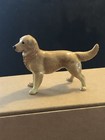 Schleich Dog Golden Retriever 2003 And Ceramic Golden Retriever Dog  lot Of 2 