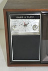 Vintage Sears Model 5028 Am fm Radio Clock 8  B w Television - For Repair