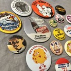Weird Strange Button Pin Lot Advertising Novelty Button Pins  Simpsons Coca Cola