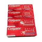 New Colgate Lot Of  4  Optic White Stain Fighter With Baking Soda Fluoride 4 2oz
