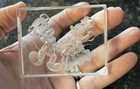 Disney Wedding Vintage Mickey   Minnie Mouse Bride Groom Etched Glass
