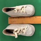 Vintage Unbranded White Baby Leather Walking Shoes From 1957 Or 1958