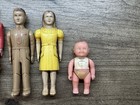 Vtg Renwal Dollhouse Doll Family Father 44 Mother 43 Daughter 41 Son 42 Baby 8