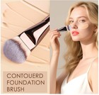 6pcs Makeup Brush   Powder Puff Set     Foundation   Contour Tools