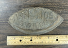Old Vintage Steel Cast Asbestos Sad Iron 6-1 2  X 3-1 4  Paperweight Doorstop