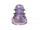 1920s Whitall Tatum Co No 1 Glass Insulator-purple Amethyst-made In Usa