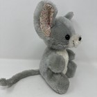 1978 Dakin Gray Mouse Plush Flower Ears Vintage Cute Stuffed Animal Toy 9 