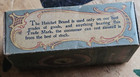 Vintage Hatchet Brand Yellow Mustard Seed Spice Box - Unopened - Very Rare   