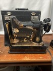 Singer Featherweight Sewing Machine 221  Buttonholer  Attachments  Book And Case