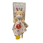 Nwt Modern Baby Yellow Giraffe Lovey Plush Rattle Comfort Security Blanket Gift