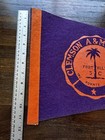 Rare  Vintage 1950   s Clemson A m Full Sized Pennant -  Pre University
