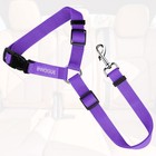 Pet Dog Cat Seat Belts  Car Headrest Restraint Adjustable Safety Leads Vehicl   