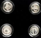 2003 Uk Silver Proof Pattern 4-coin   1 Collection  Royal Mint Set W  Case   Coa
