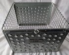 Vintage Lyon Steel Locker Basket Gym Pool Storage Organizer W  Number Tag