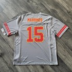 New Nwt Nfl Team Apparel Patrick Mahomes  15 Football Gray Sz Xlarge Game Jersey