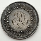 1900 Sterling Silver  925 Coin - Montagny Silver Love Marriage Medal Token