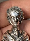 Victorian edwardian   germany 800 Silver Figural Bell 4    Tall 2    Base 110 Grams