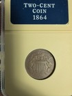 Lot Of 6     1864-1869 Two Cent Piece     Cool Collection 