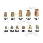 230pcs Threaded Hex Drive Insert Fixing Wood Screw Inserts Nuts M4 m5 m6m8 m10