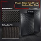 500x500x3mm 3k Carbon Fiber Sheet Panel Twill Weave Matte Finish