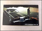1970 Lincoln Continental Mark Iii Vintage 1page Car Photo Post Card Postcard  2 