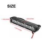 7 18w Spot Flood Led Work Light Bar Lamp Driving Fog Offroad Suv 4wd Car Truck