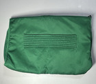Tela Travel Pouch Luggage Sleeve Full Zip Quilted Green Packing Organizer Cube