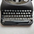 Remington Rand Typewriter Deluxe Model 5 Black Vintage Sold As Is For Parts Only