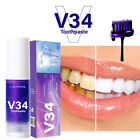 V34-teeth-colour Corrector Purple Teeth Whitening Stain Removal Toothpaste Serum
