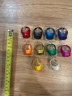 Dc Direct Promo Rings Blackest Night Set Of 10 Green Violet Orange Black New