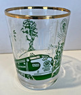 Vintage Southern Railway Look Ahead-look South Gold Rimmed Tumbler Glass