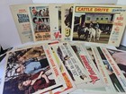Huge Lot Of Vintage Movie Lobby Cards Posters Western Mexican 60 Pieces 