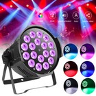8pcs 270w Par Stage Light 4 In1 18 Led Dmx 512 Rgbw For Dj Disco Party Wedding