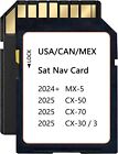 Fits 2025 Mazda Cx-30  Cx-50 Hybrid  Cx-70 Navigation Sd Card Map Usa can me