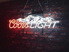 Coors Light Mountain Beer Bar 24  Neon Sign Lamp With Hd Vivid Printing