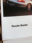 Vintage Authentic Porsche Boxster Poster - 22  X 28  - Ex Cond 